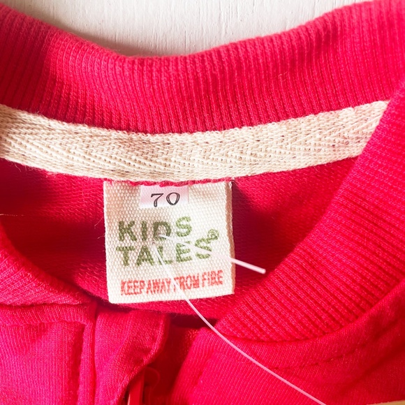 Kid Tales Red Tracksuit with White Stripes - Picture 5 of 6